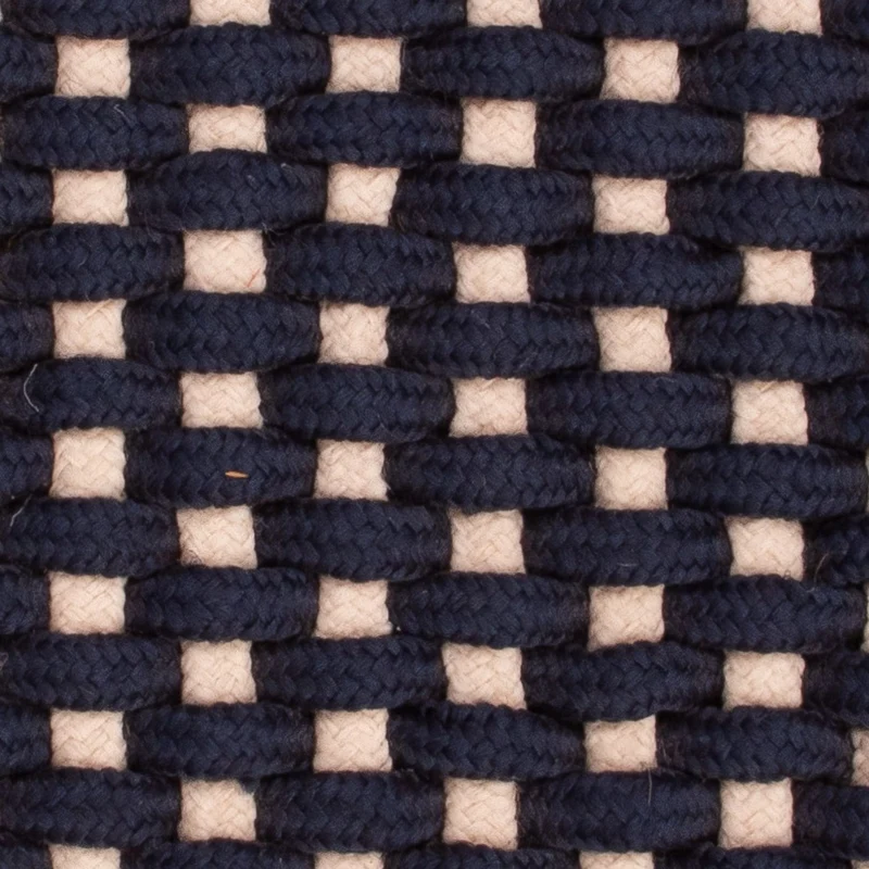 Teppich quadratisch - 41 x 41 cm - dunkelblau