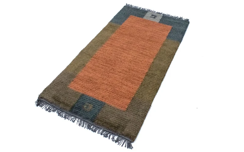 Nepal Teppich 70 x 140 cm - mehrfarbig