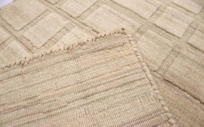 Wollteppich 55 x 89 cm Fußmatte