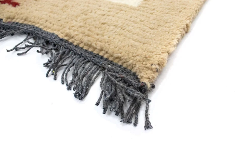 Nepal Teppich 70 x 140 cm - beige