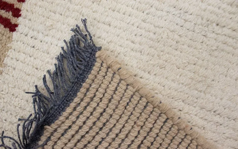 Nepal Teppich 70 x 140 cm - beige