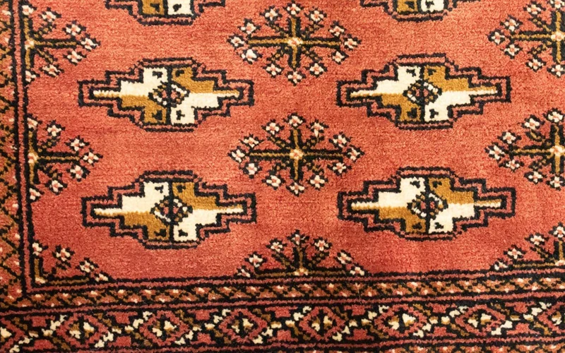 Turkaman Teppich 60x130cm - Orientteppich - rost
