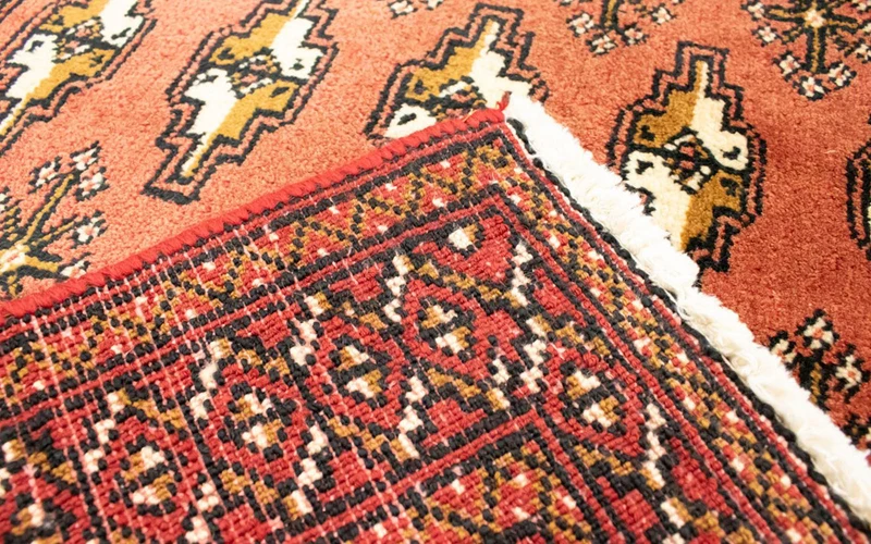 Turkaman Teppich 60x130cm - Orientteppich - rost