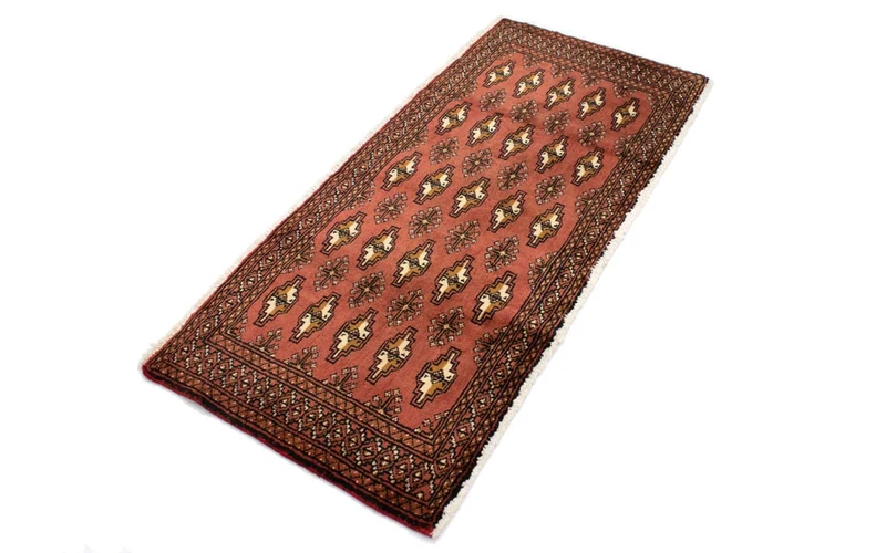 Turkaman Teppich 60x130cm - Orientteppich - rost