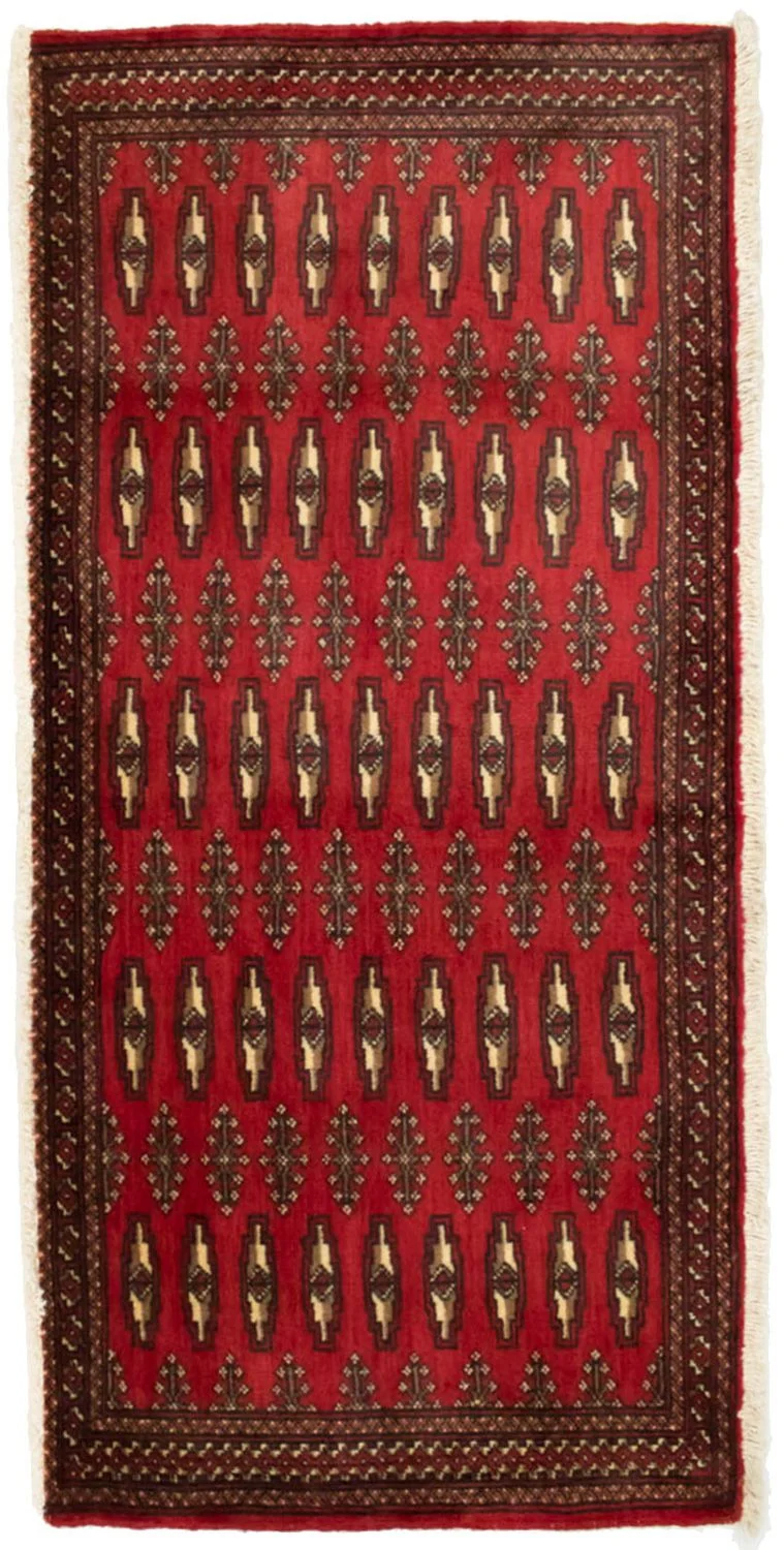 Turkaman Teppich 60x130cm - Orientteppich - rot