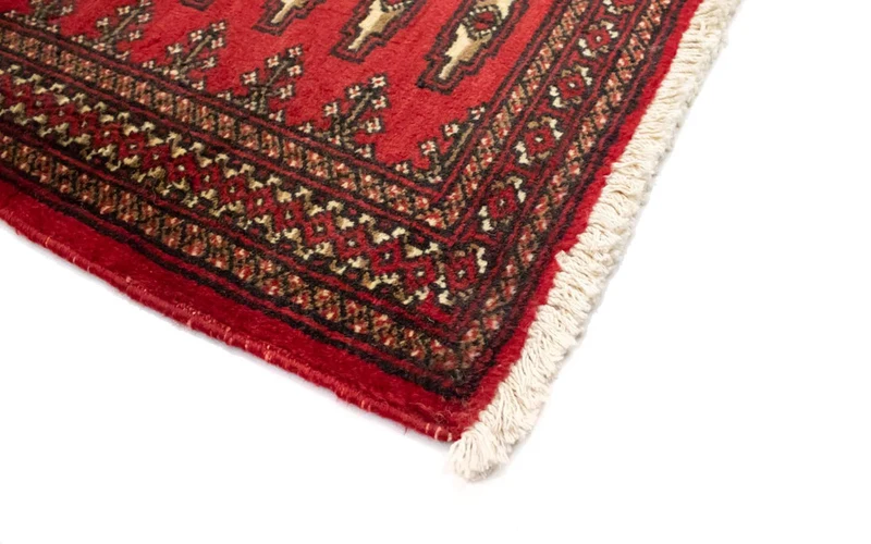 Turkaman Teppich 60x130cm - Orientteppich - rot