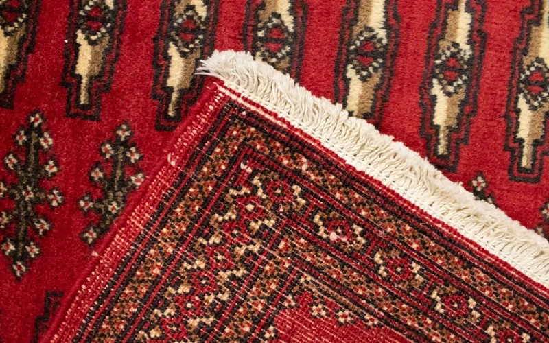 Turkaman Teppich 60x130cm - Orientteppich - rot