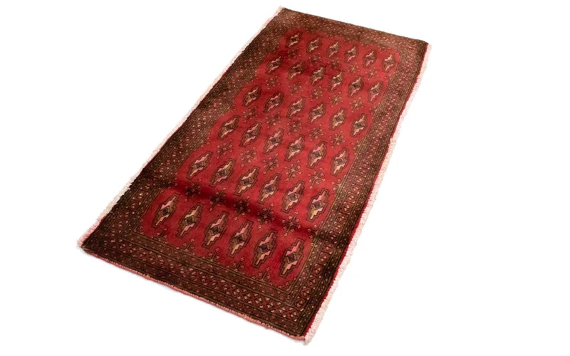 Turkaman Teppich 60x130cm - Orientteppich - rot