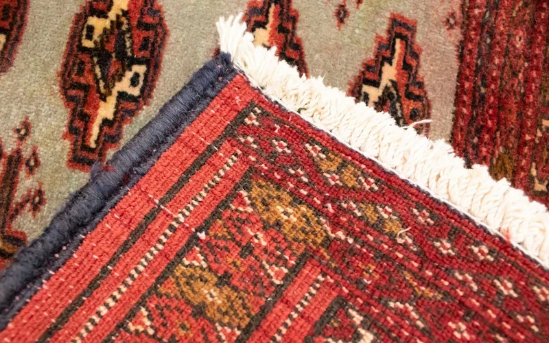 Turkaman Teppich 50x100cm - Orientteppich - rot