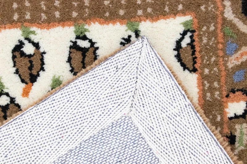 Wollteppich 60x90cm - beige
