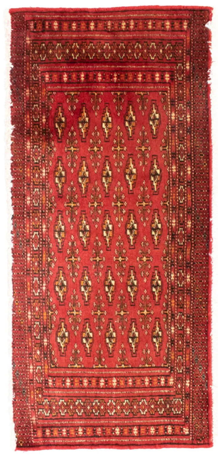 Turkaman Teppich 50x100cm - Orientteppich - rot