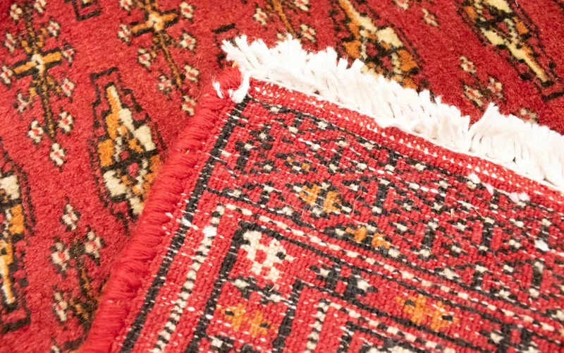 Turkaman Teppich 50x100cm - Orientteppich - rot