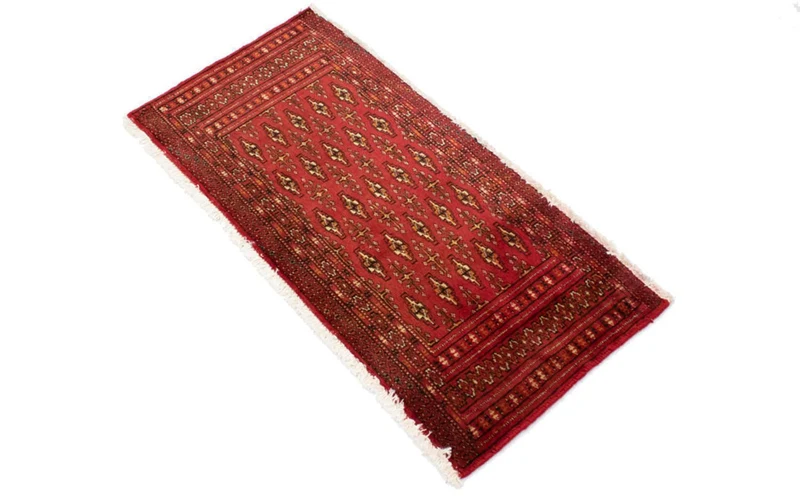 Turkaman Teppich 50x100cm - Orientteppich - rot