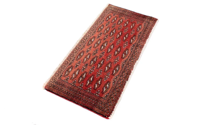 Turkaman Teppich 50x100cm - Orientteppich - rot