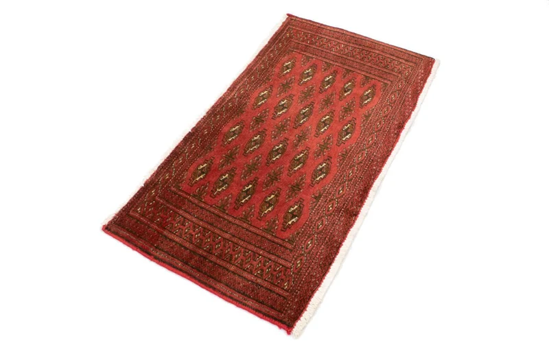 Turkaman Teppich 50x100cm - Orientteppich - rot