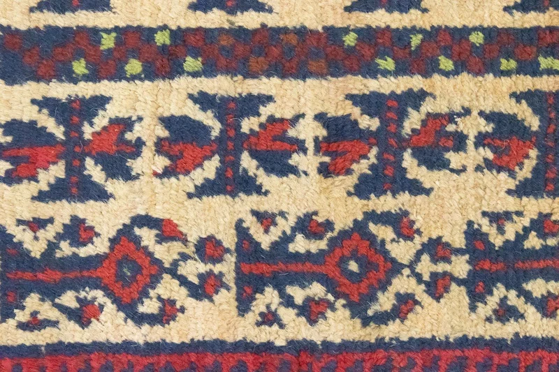 Belutsch Teppich 75x130cm - Orientteppich - beige