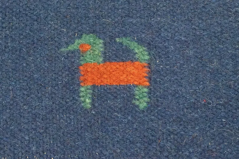 Kelim Modern Teppich 140x200cm - blau