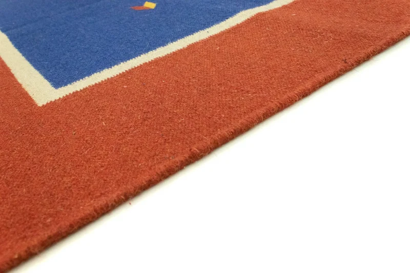 Kelim Modern Teppich 200x300cm - blau