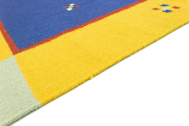 Kelim Modern Teppich 200x300cm - blau