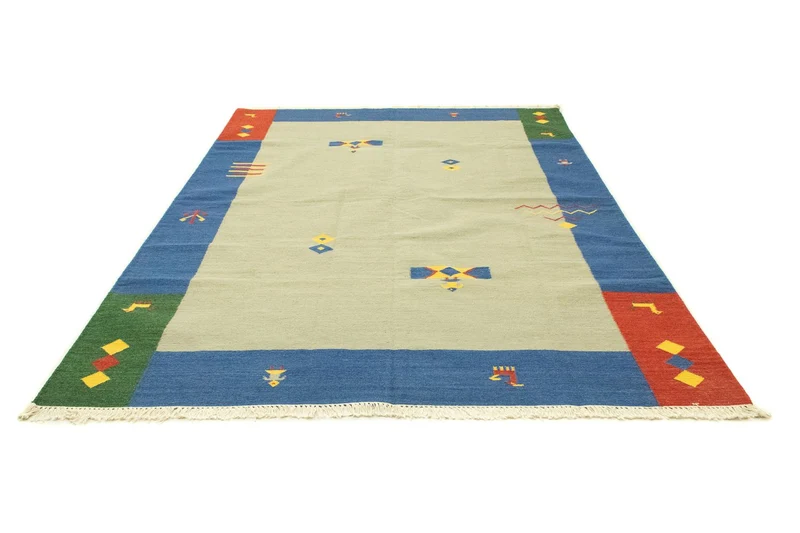 Kelim Teppich - Trendy 200 x 300 cm - grün