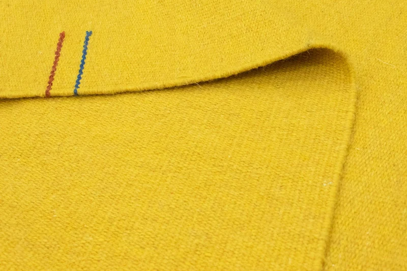 Kelim Modern Teppich 120x180cm - gelb