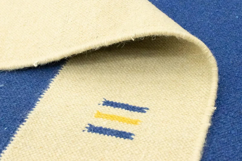 Kelim Modern Teppich 200x300cm - blau