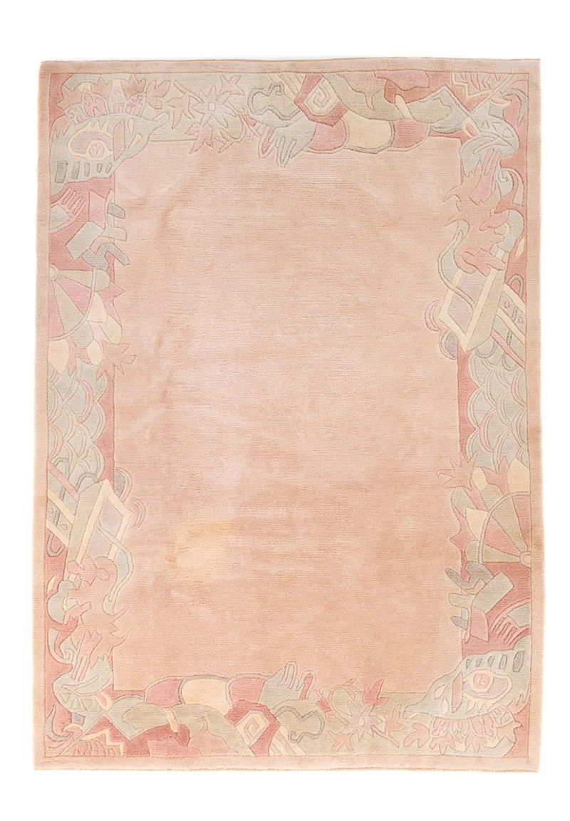 Nepal Teppich - 170 x 240 cm - rosa