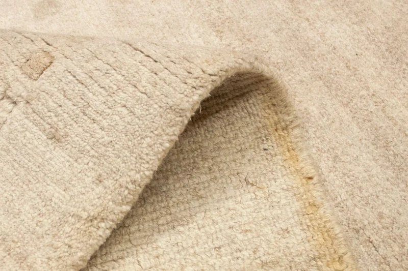 Nepal Teppich 90x160cm - Wollteppich - beige