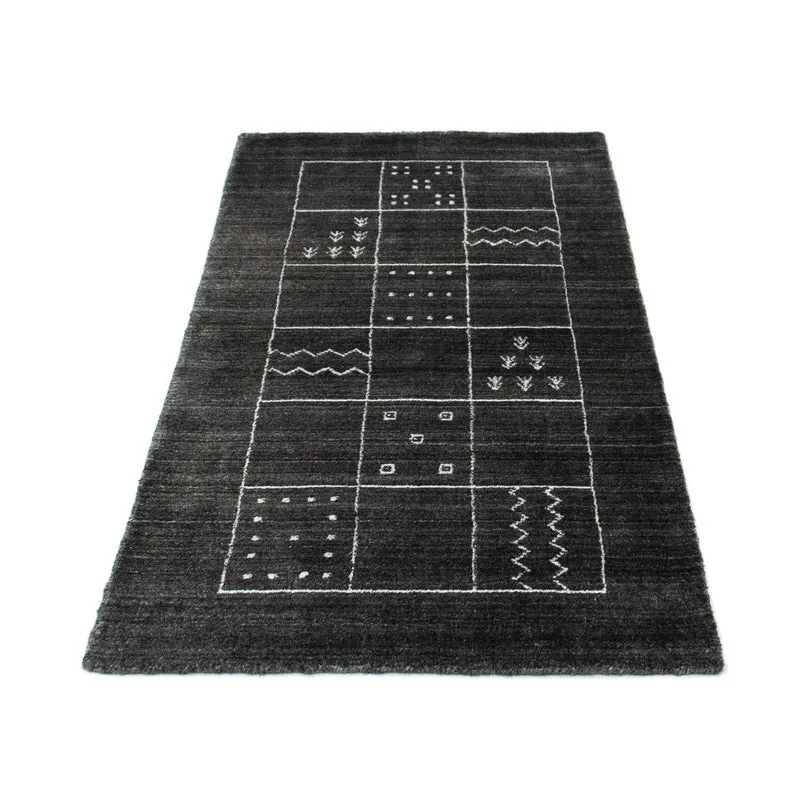 Vintage Teppich 70x140cm - dunkelgrau