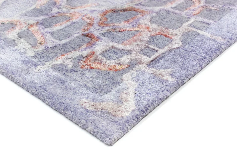 Designer Teppich 70x140cm - flieder