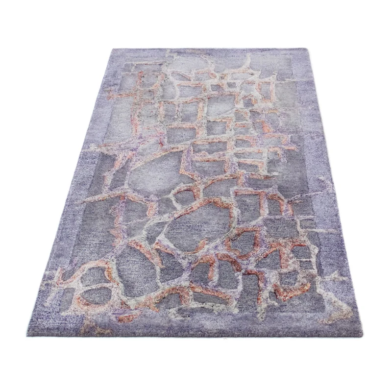 Designer Teppich 70x140cm - flieder