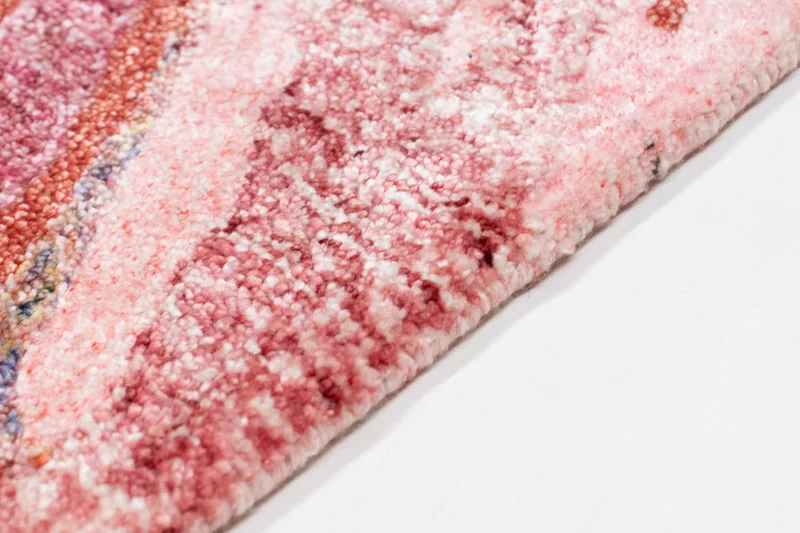 Designer Teppich 70x140cm - rot