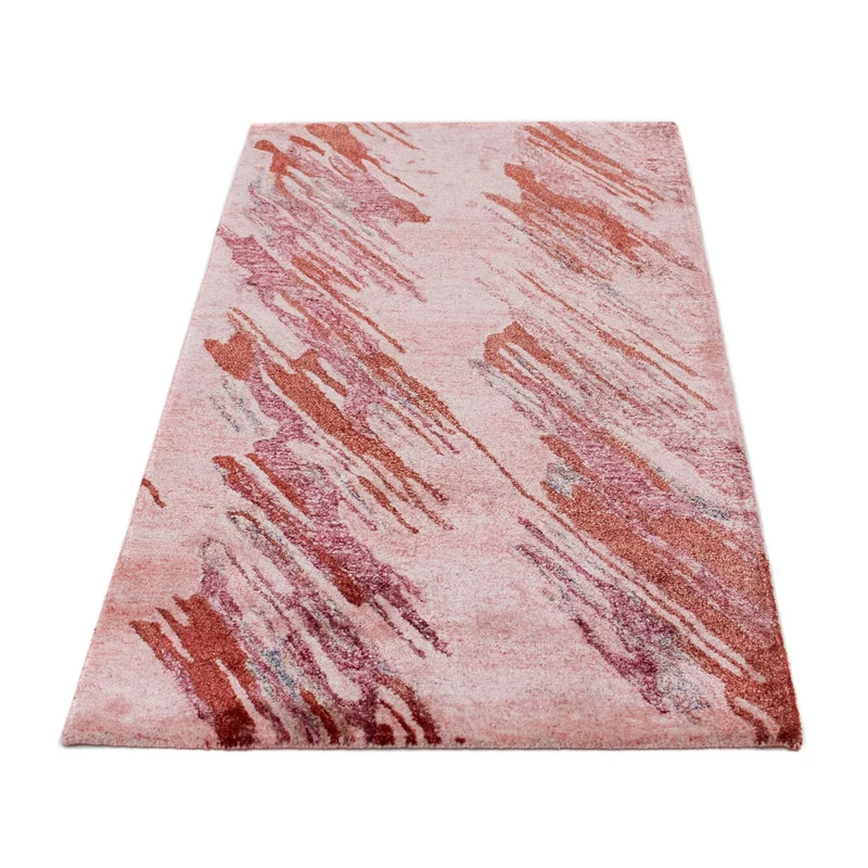 Designer Teppich 70x140cm - rot