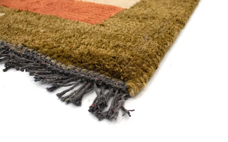 Nepal Teppich 70 x 140 cm - mehrfarbig