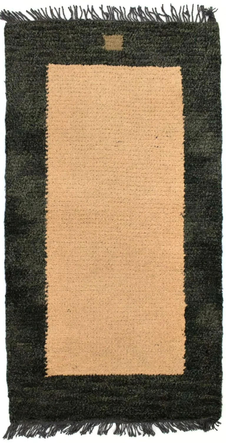 Nepal Teppich 70 x 140 cm - beige