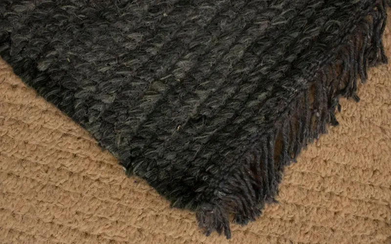 Nepal Teppich 70 x 140 cm - beige