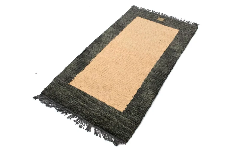 Nepal Teppich 70 x 140 cm - beige