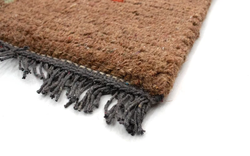 Nepal Teppich 70 x 140 cm - rot