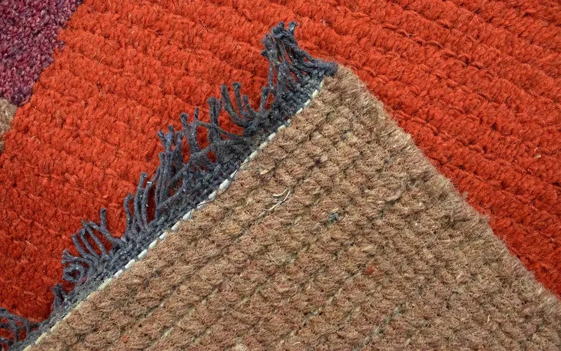 Nepal Teppich 70 x 140 cm - rot