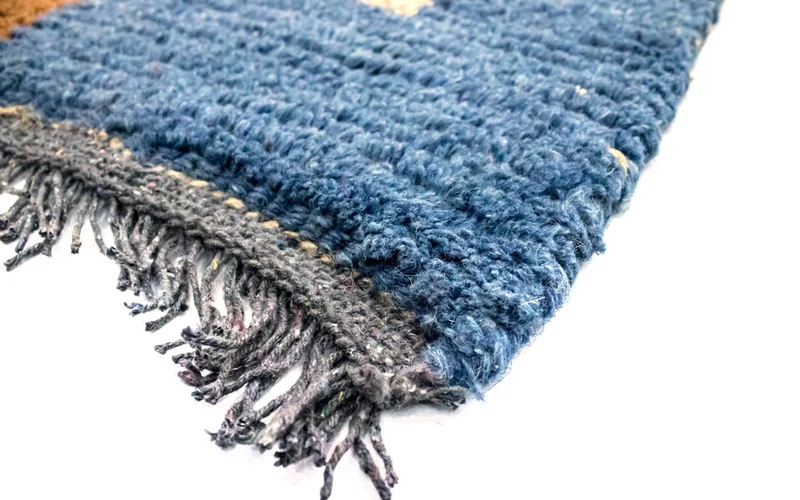 Nepal Teppich 70 x 140 cm - mehrfarbig