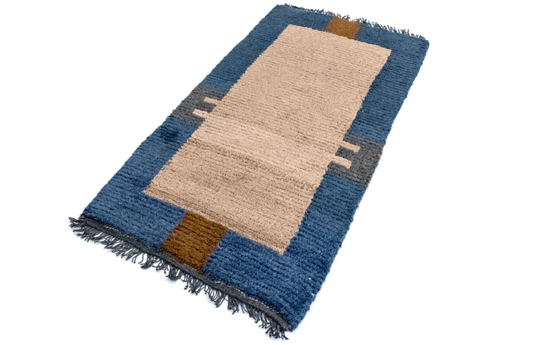 Nepal Teppich 70 x 140 cm - mehrfarbig