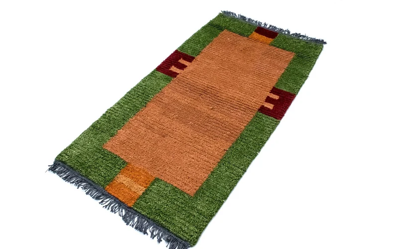 Nepal Teppich 70 x 140 cm - mehrfarbig