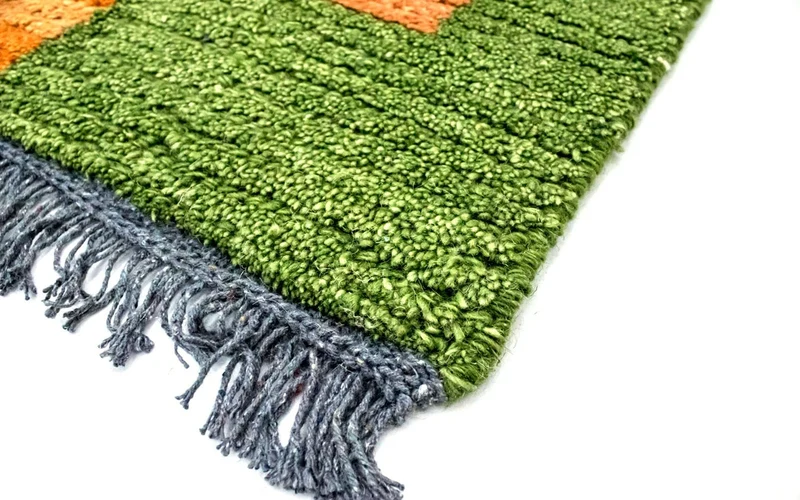 Nepal Teppich 70 x 140 cm - mehrfarbig