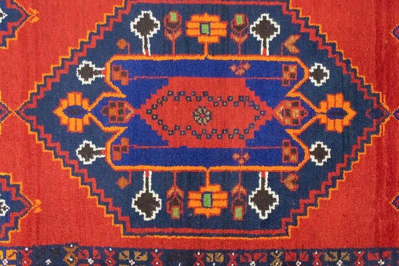 Belutsch Teppich 79x138cm - Orientteppich - orange