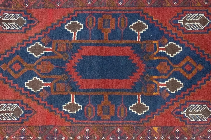 Belutsch Teppich 82x131cm - Orientteppich - blau