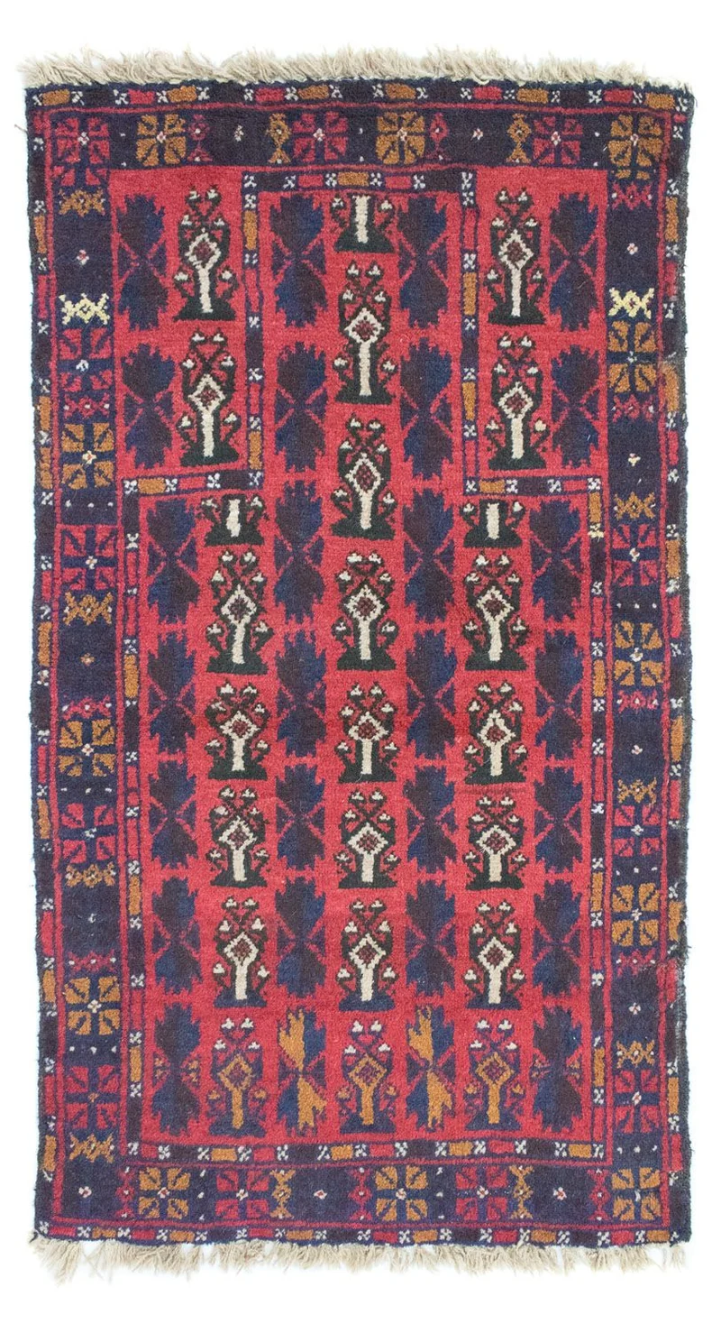 Belutsch Teppich 73x126cm - Orientteppich - rot