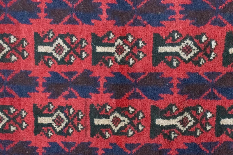 Belutsch Teppich 73x126cm - Orientteppich - rot