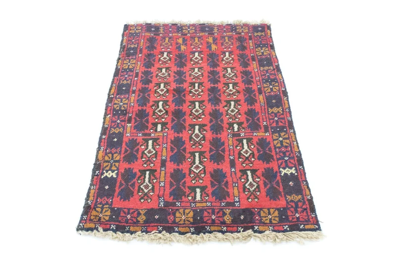 Belutsch Teppich 73x126cm - Orientteppich - rot