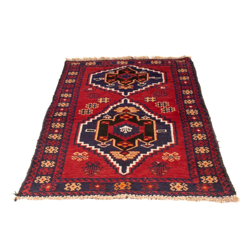 Belutsch Teppich 79x130cm - Orientteppich - rot