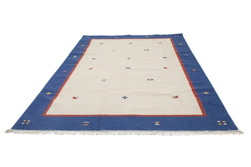 Kelim Modern Teppich 200x300cm - beige